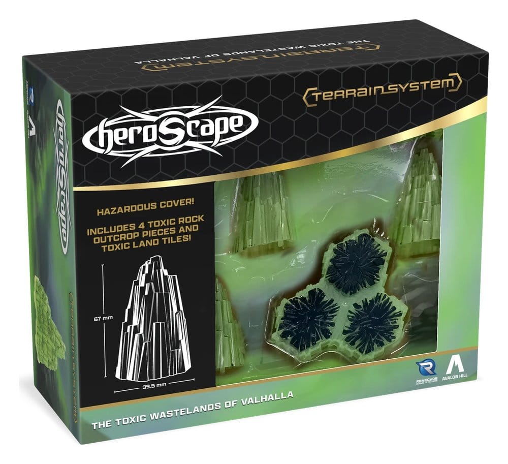 PRE ORDINE - Heroscape Terrain Expansion Toxic Wastelands of Valhalla *English Version*