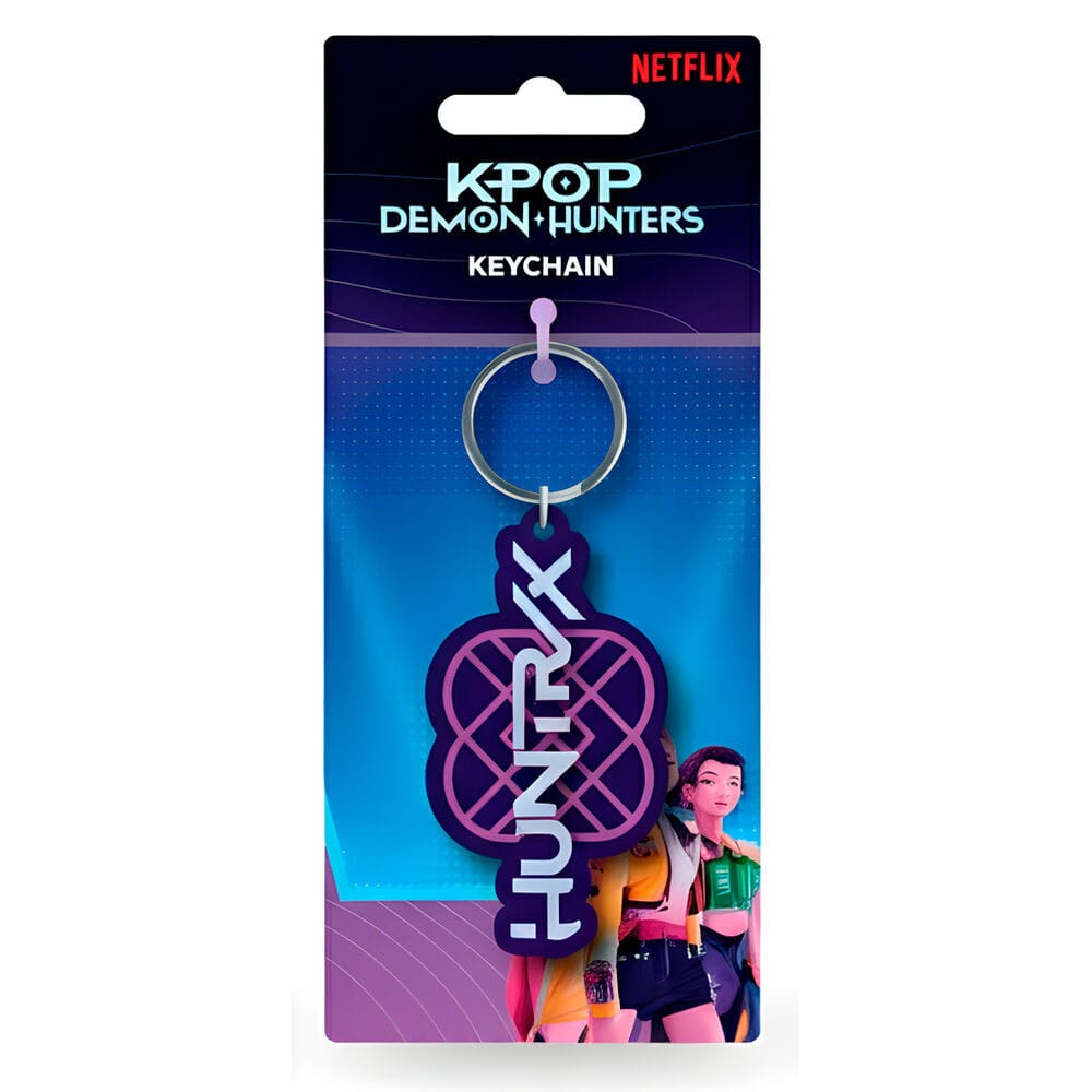 PRE ORDINE - KPop Demon Hunters PVC Keychain Huntrix Logo