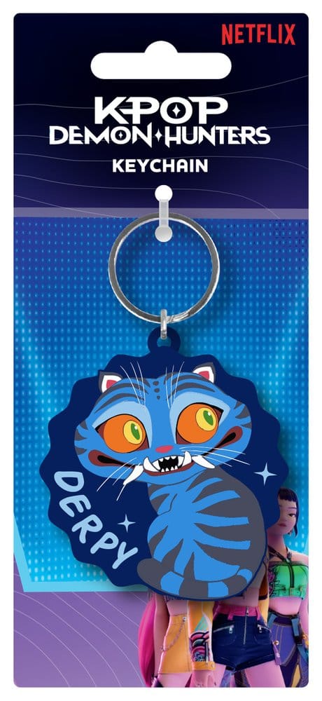 PRE ORDINE - KPop Demon Hunters PVC Keychain Derpy Tiger