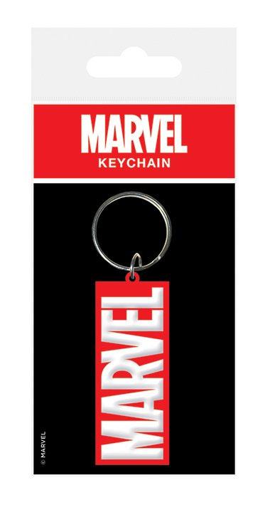 PRE ORDINE - Marvel Comics Rubber Keychain Logo 6 cm