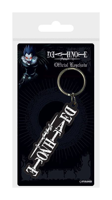 PRE ORDINE - Death Note Rubber Keychain Logo 6 cm