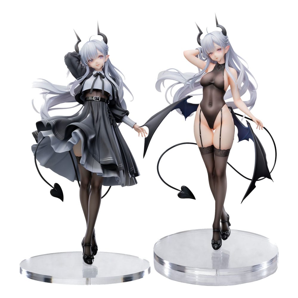 PRE ORDINE - Original Character Fantasias Series Statue 1/6 set of 2 Thea-chan Apprentice Succubus Ver. (Regular Outfit & Underwear Edition) 29 cm