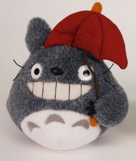 PRE ORDINE - My Neighbor Totoro Plush Figure Totoro Red Umbrella 15 cm