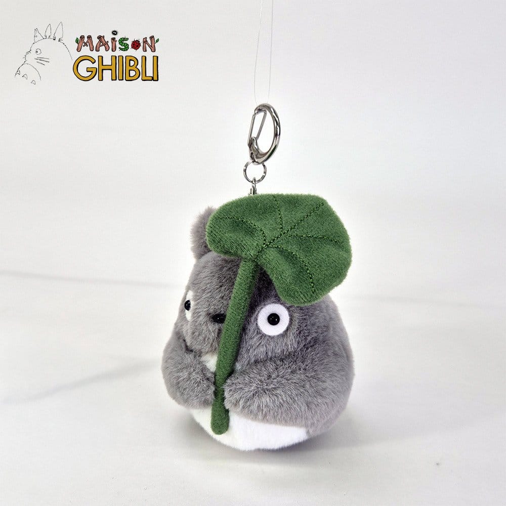 PRE ORDINE - My Neighbor Totoro Nakayoshi Keychain Big Totoro with leaf