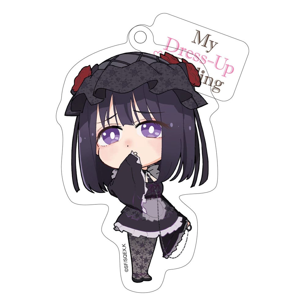 PRE ORDINE - My Dress-Up Darling Acrylic Keychain Marin Shizuku Cosplay Chibi Style 8 cm