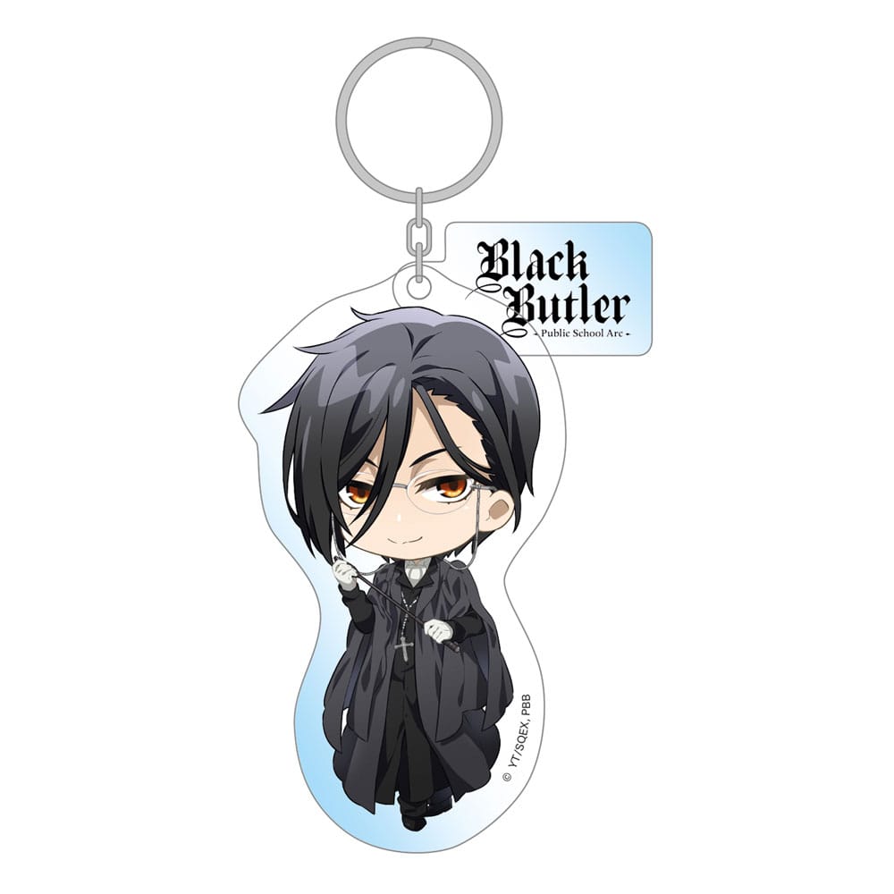 PRE ORDINE - Black Butler: Public School Arc Acrylic Keychain Sebastian 8 cm