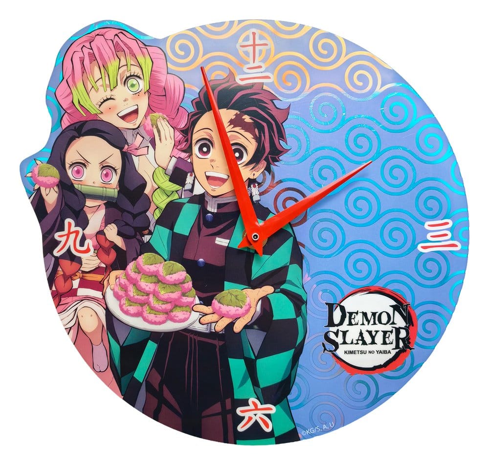 PRE ORDINE - Demon Slayer: Kimetsu no Yaiba Wall Clock Holographic
