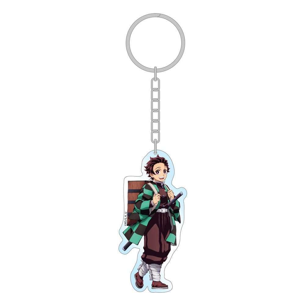 PRE ORDINE - Demon Slayer: Kimetsu no Yaiba Acrylic Keychain Tanjiro Holographic 8 cm