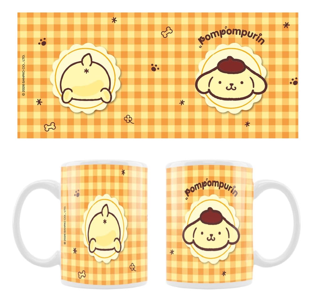 PRE ORDINE - Sanrio Mug Pompompurin Squishy Cute Purin 01