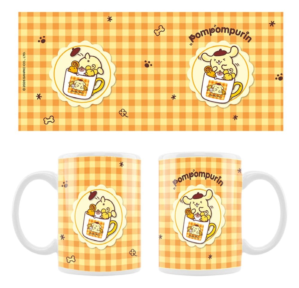 PRE ORDINE - Sanrio Mug Pompompurin Squishy Cute Purin 03