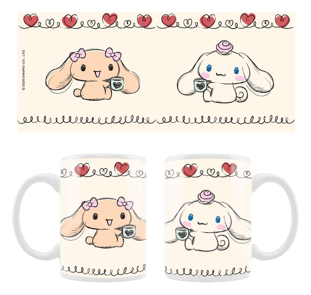 PRE ORDINE - Sanrio Mug Cinnamoroll Drawing Touch