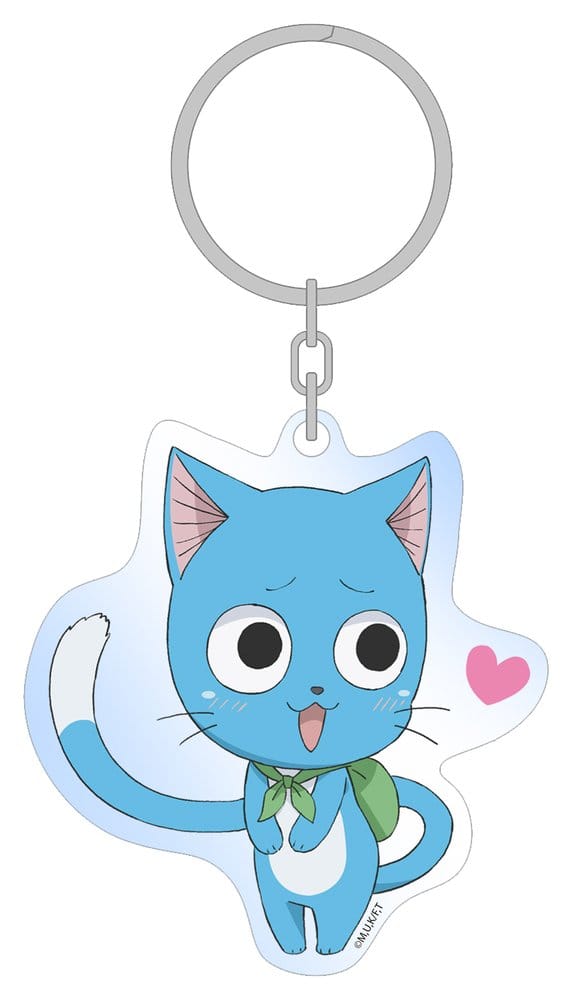 Fairy Tail: 100 Years Quest Acrylic Keychain Happy 6 cm