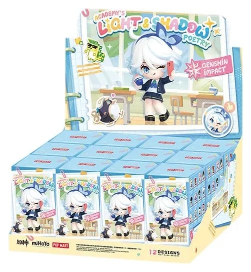 PRE ORDINE - Genshin Impact Chibi Mini Figures Academy's Light and Shadow Poetry Blind Box Display (12)