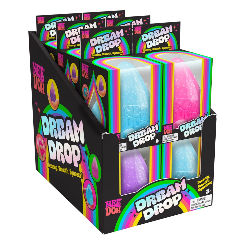 PRE ORDINE - NeeDoh Squeeze Balls 8 cm Dream Drop NeeDoh Display (12)