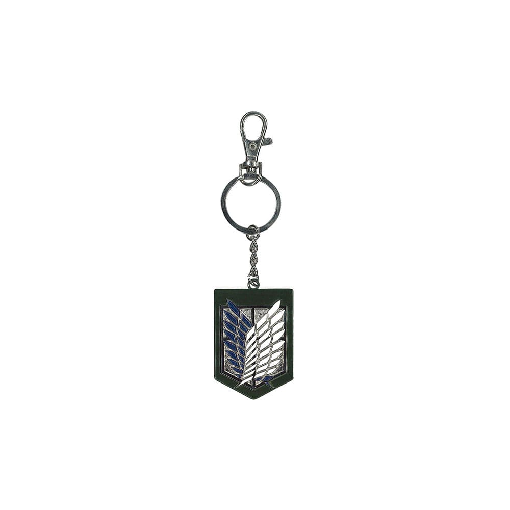 PRE ORDINE - Attack on Titan Metal Keychain Logo 7 cm