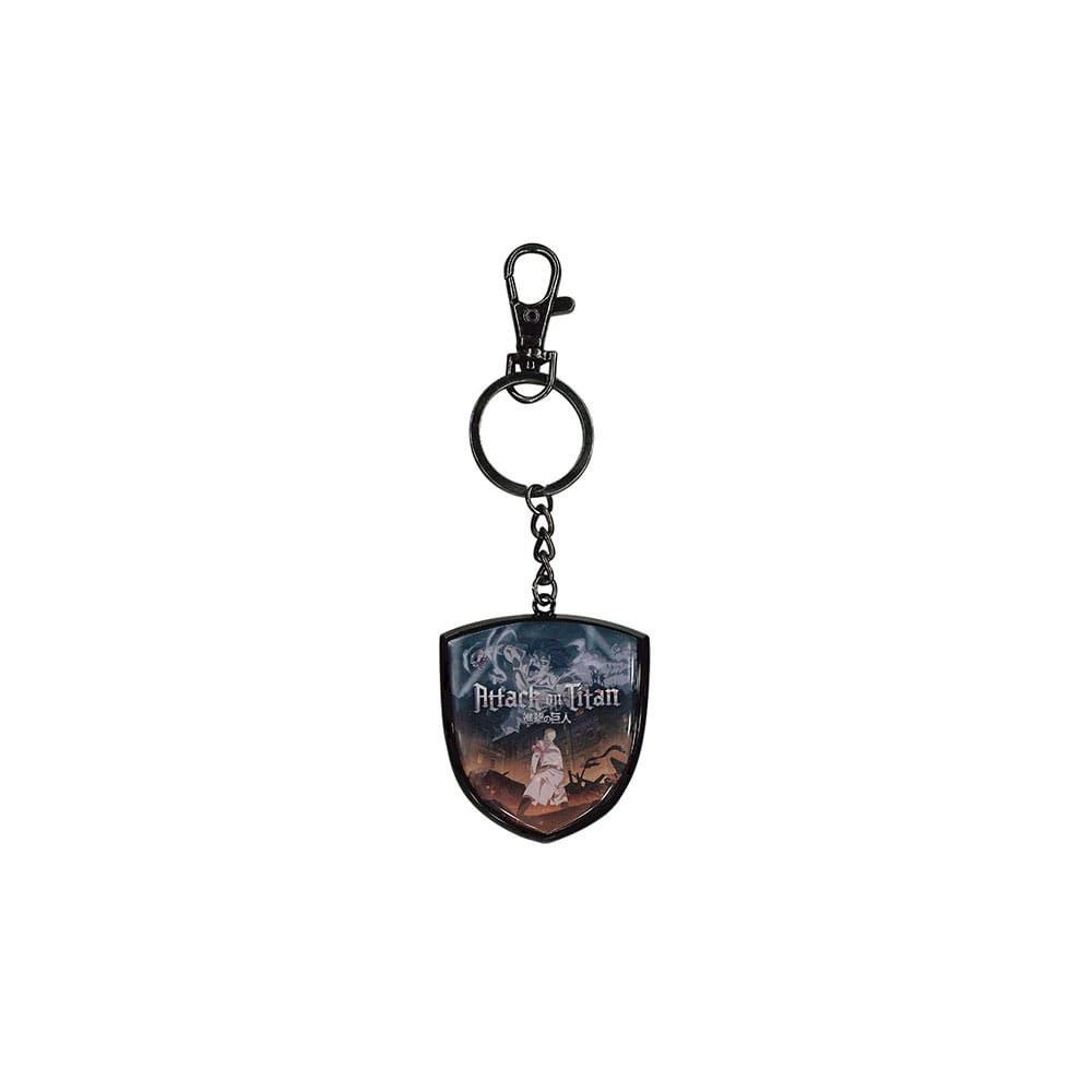 PRE ORDINE - Attack on Titan Metal Keychain Colossal 7 cm