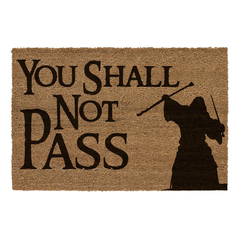 PRE ORDINE - Lord of the Rings Doormat You Shall Not Pass 60 x 40 cm