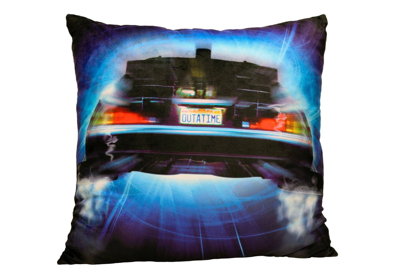 PRE ORDINE - Back to the Future Pillow DeLorean Roads 45 cm