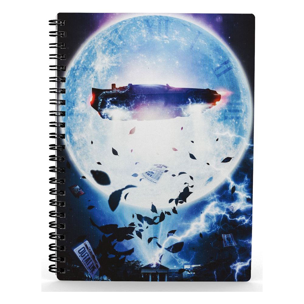 PRE ORDINE - Back to the Future Notebook with 3D-Effect DeLorean