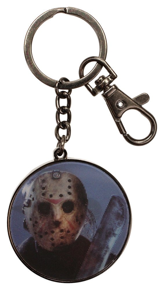 PRE ORDINE - Freddy vs. Jason Lenticular Keychain 18 cm
