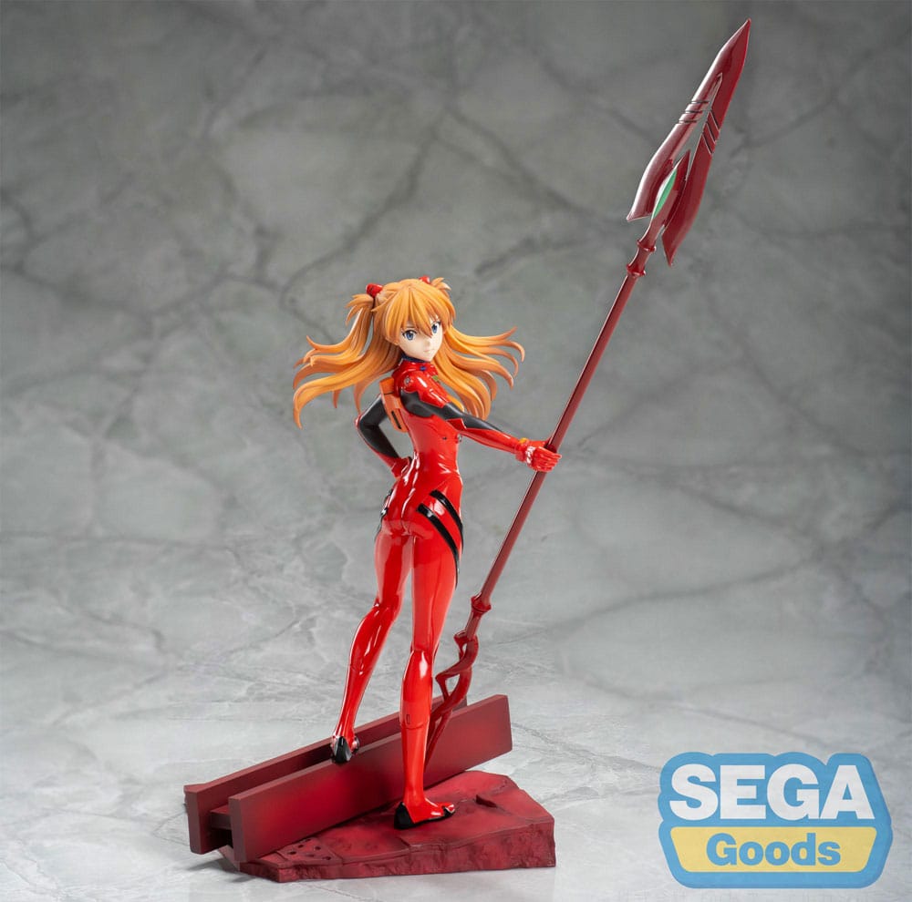PRE ORDINE - Evangelion: 3.0+1.0 Thrice Upon a Time Luminasta PVC Statue Asuka Shikinami Langley x Spear of Longinus 20 cm
