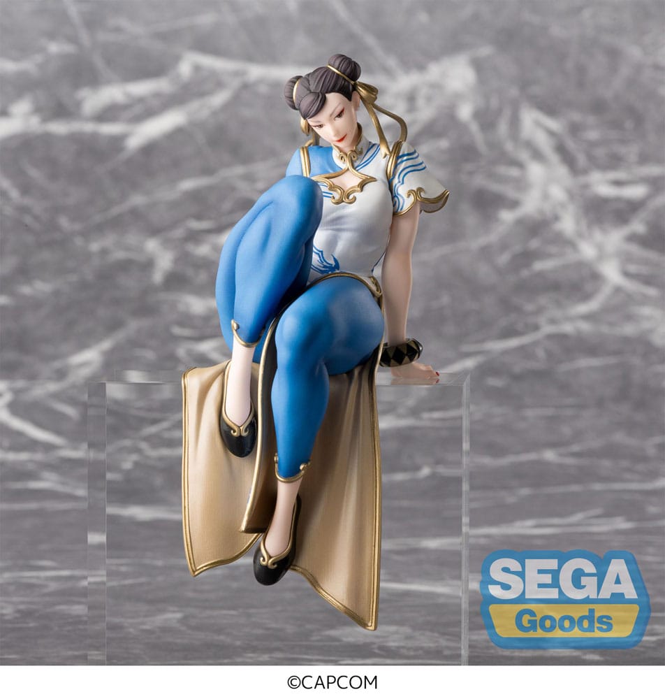 PRE ORDINE - Street Fighter 6 PM Perching PVC Statue Chun-Li 14 cm