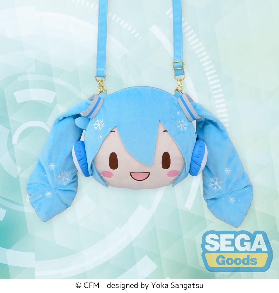 PRE ORDINE - Character Vocal Series 01: Hatsune Miku Fuwa Petit Shoulder Bag Snow Miku