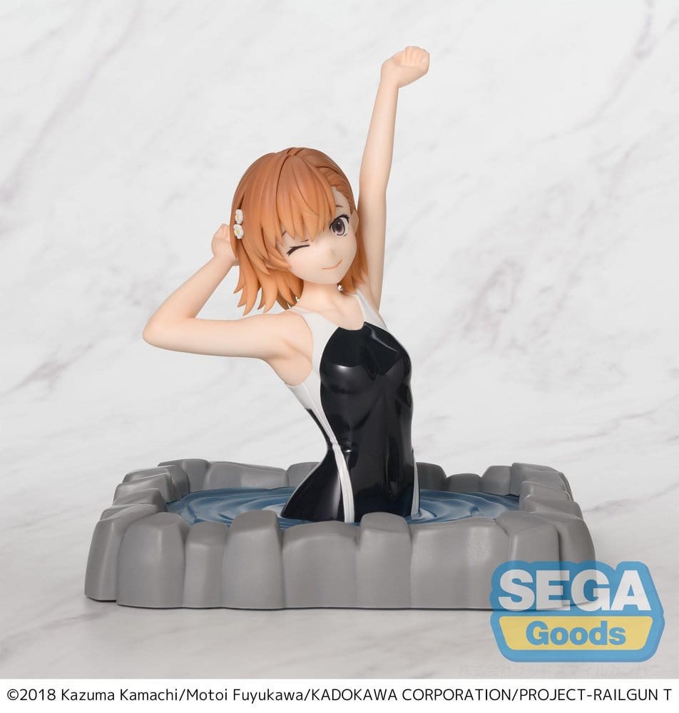 PRE ORDINE - A Certain Scientific Railgun T Thermae Utopia PVC Statue Mikoto Misaka 14 cm