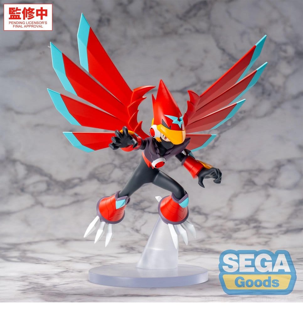 PRE ORDINE - Mega Man Battle Network Luminasta PVC Figure Mega Man Falzar Beast 19 cm