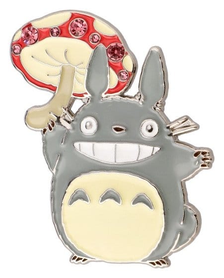 PRE ORDINE - My Neighbor Totoro Metal Brooch Totoro Mushroom
