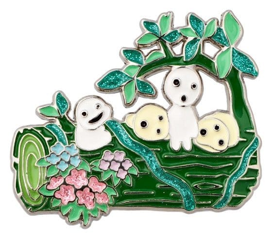 PRE ORDINE - Princess Mononoke Metal Brooch Kodama