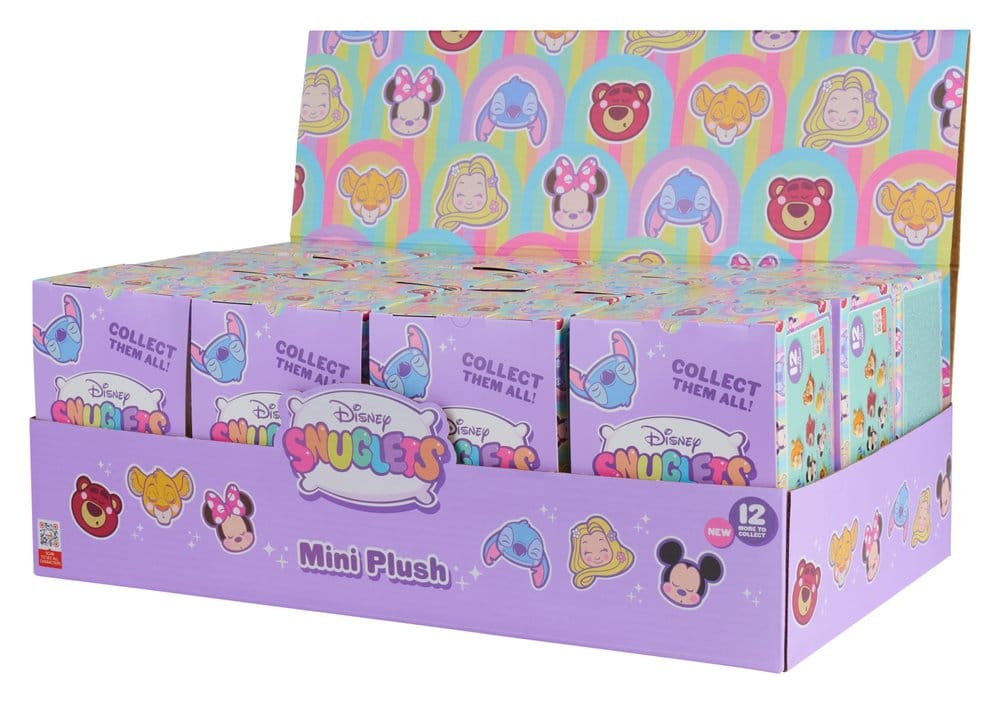 PRE ORDINE - Disney Snuglets Plüschfiguren Blind Box Sortiment (12)