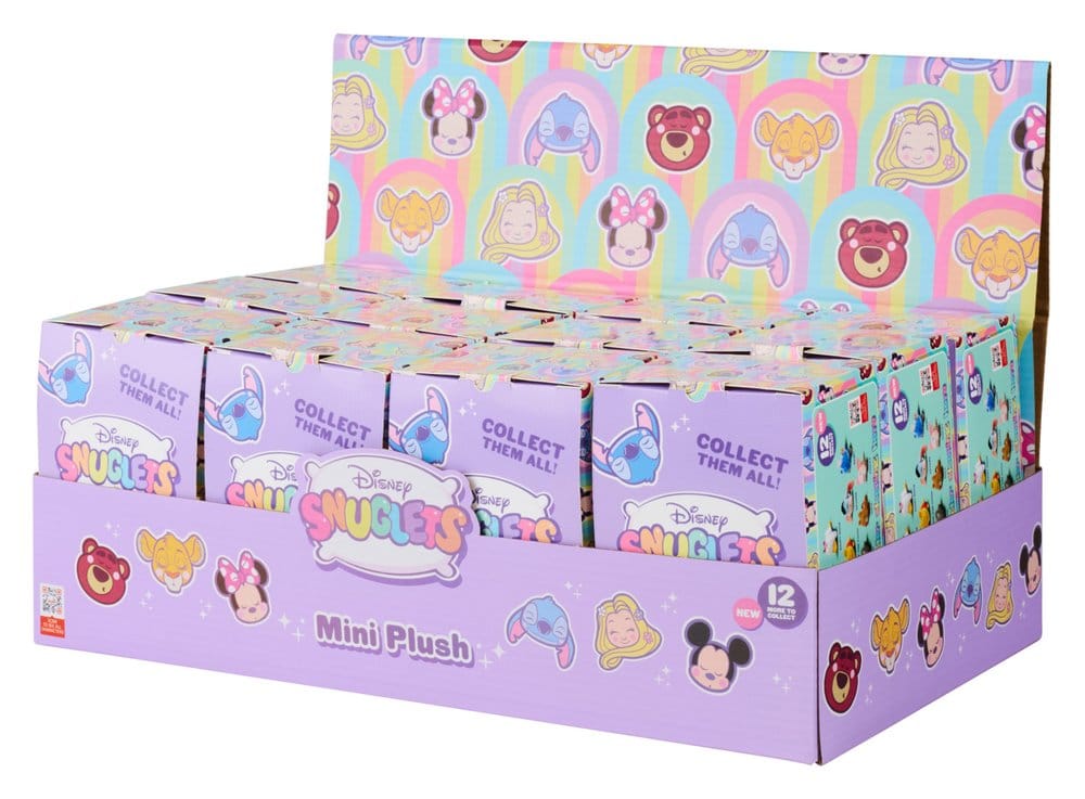 PRE ORDINE - Disney Snuglets Plush Figure Wave 2 Blindbox Display (12)