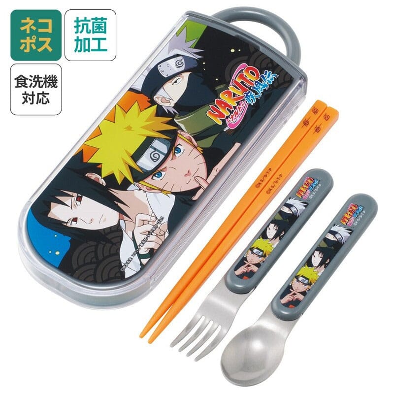 PRE ORDINE - Naruto Chopsticks & Spoon & Fork Set Team 7