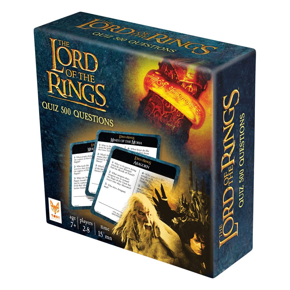 PRE ORDINE - Lord of the Rings Card Game Quiz 500 Questions *English Version*
