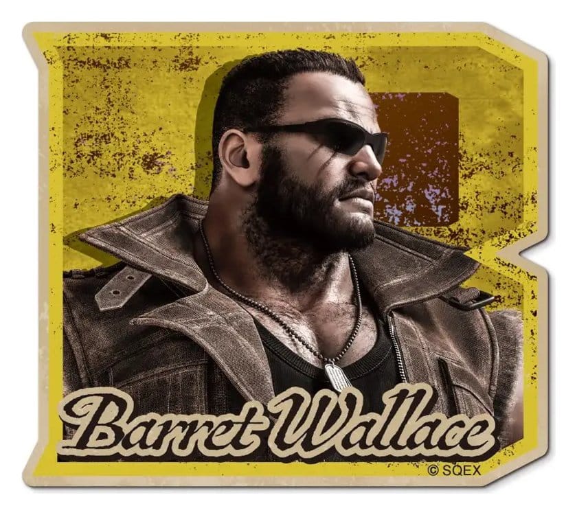 PRE ORDINE - Final Fantasy VII Remake Character Sticker Barret Wallace