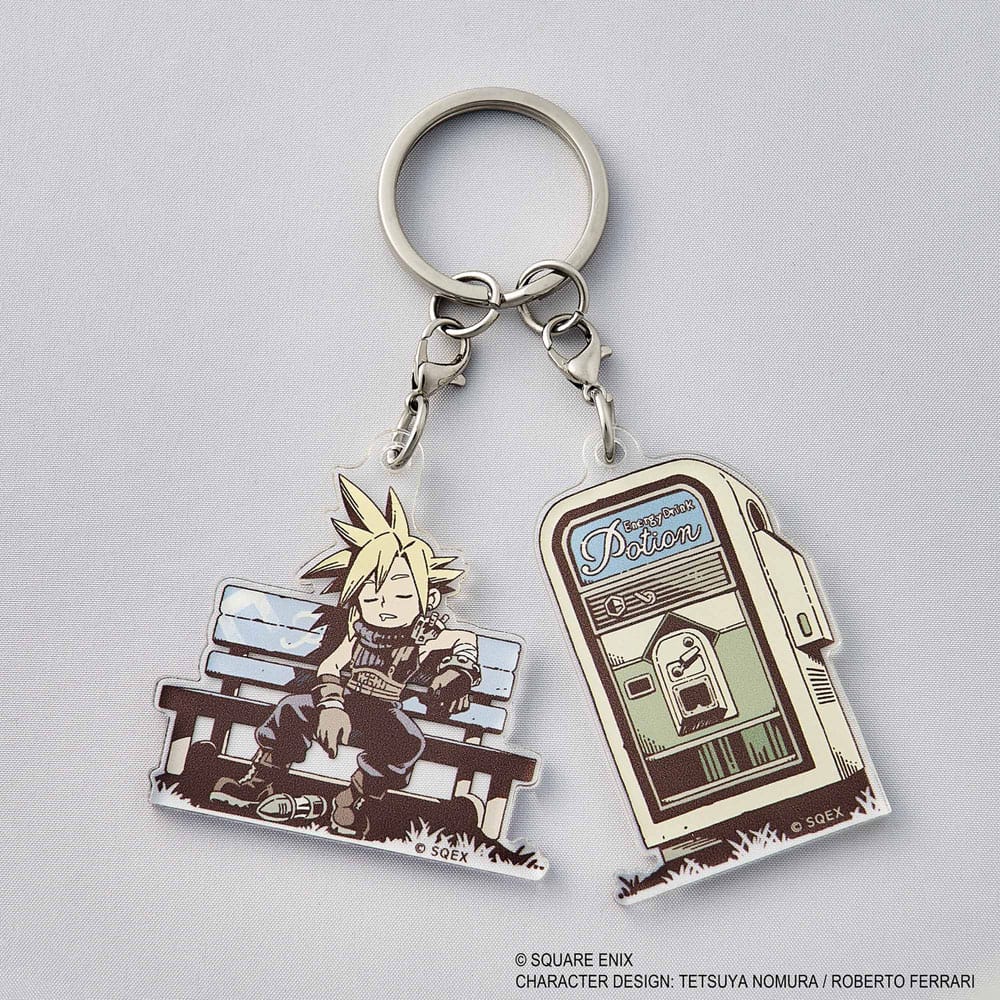 PRE ORDINE - Final Fantasy VII Rebirth Acrylic Keychain Napping Cloud