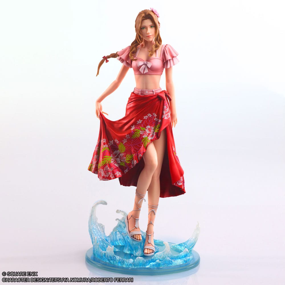 PRE ORDINE - Final Fantasy VII Rebirth Static Arts Gallery Statue Aerith Gainsborough (Swimsuit Ver.) 26 cm