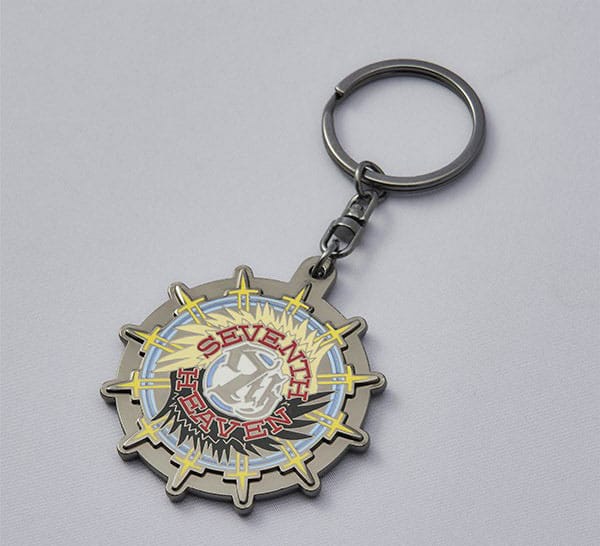 PRE ORDINE - Final Fantasy VII Rebirth Metal-Keychain Seventh Heaven