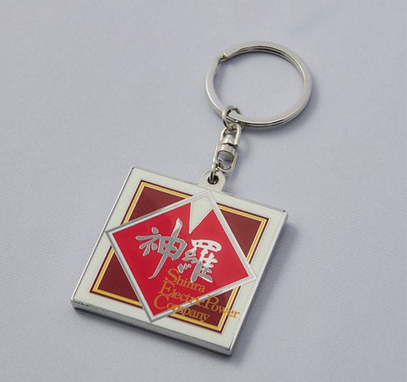 PRE ORDINE - Final Fantasy VII Rebirth Metal-Keychain Shinra