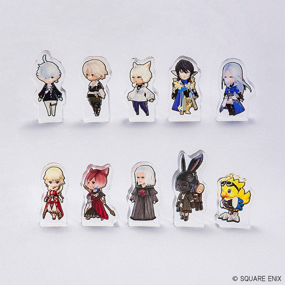 PRE ORDINE - Final Fantasy XIV Mini Acrylic Block Vol. 1 Blind Box Display (10)