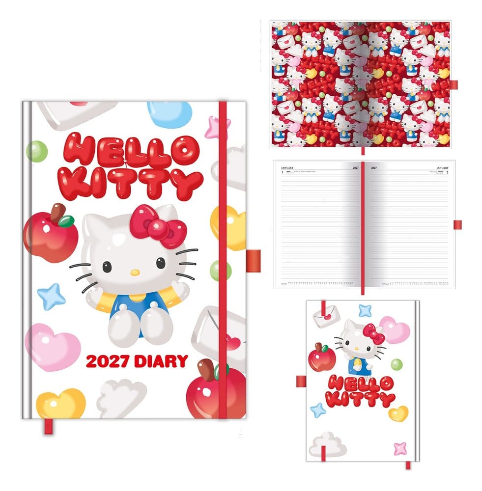 PRE ORDINE - Sanrio A5 Diary 2027 Hello Kitty