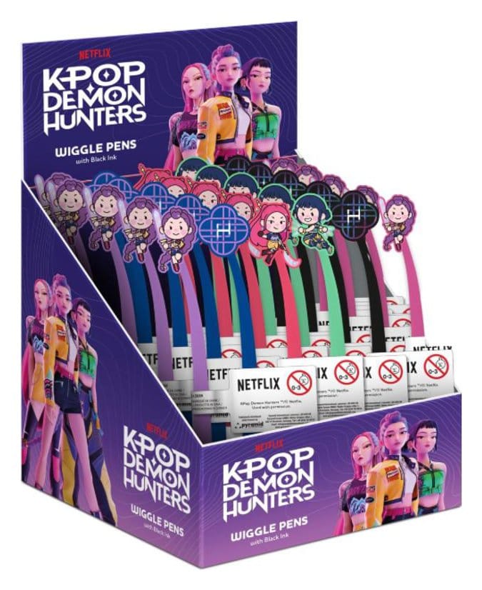 PRE ORDINE - KPop Demon Hunters Wiggle Pens Display (30)