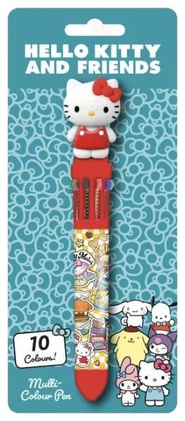 PRE ORDINE - Hello Kitty and Friends Multi Colour Pen American Diner Version Display (8)
