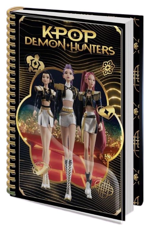 PRE ORDINE - KPop Demon Hunters Notebook A5 Golden Display (12)