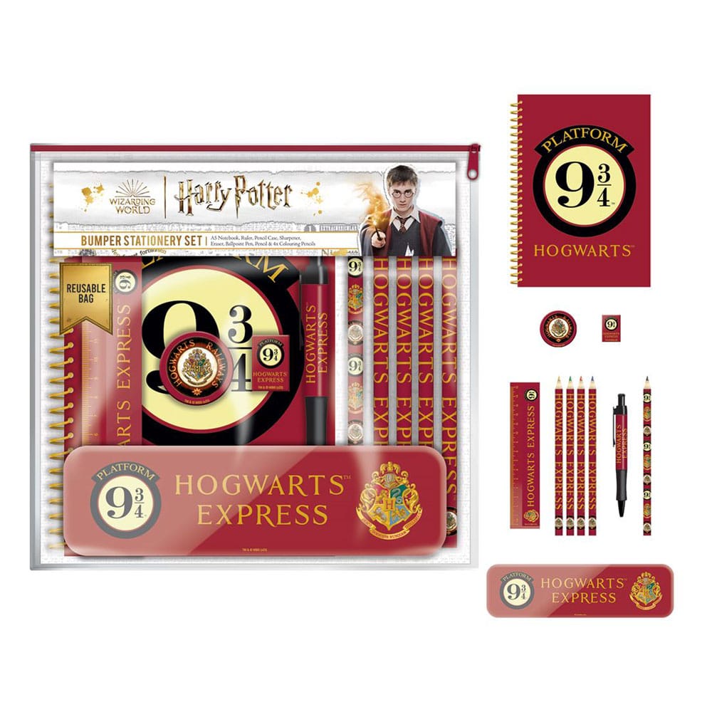 PRE ORDINE - Harry Potter 11-Piece Stationery Set Platform 9 3/4