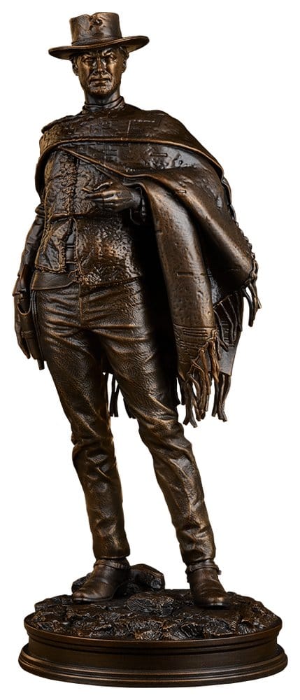 PRE ORDINE - The Good, The Bad and the Ugly Statue The Man with No Name (Faux Bronze) 39 cm
