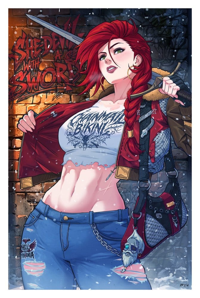 PRE ORDINE - Dynamite Entertainment Fine Art Print Red Sonja 61 x 41 cm - unframed
