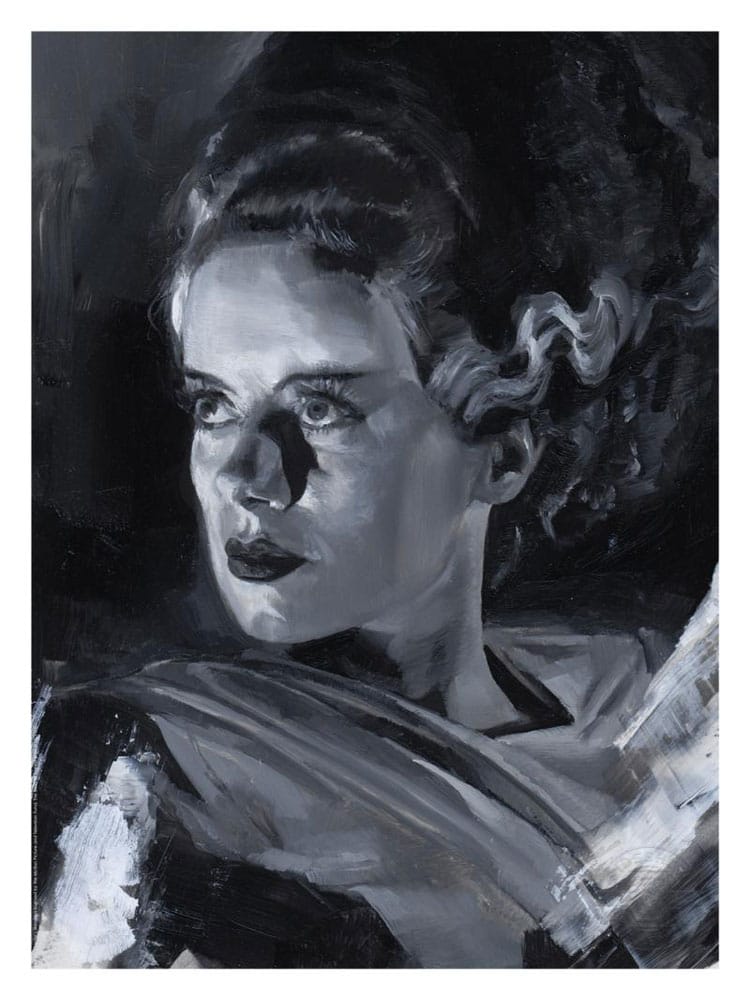 PRE ORDINE - Bride of Frankenstein Art Print Bride of Frankenstein by Chris Valentine 41 x 31 cm - unframed