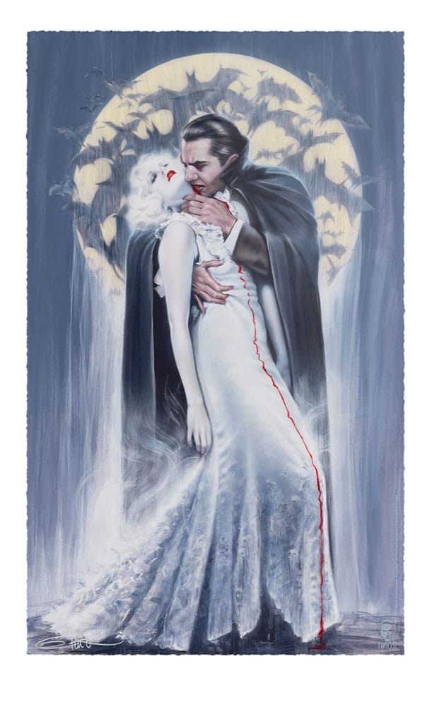 PRE ORDINE - Dracula Art Print The Kiss by Olivia De Berardinis 70 x 43 cm - unframed